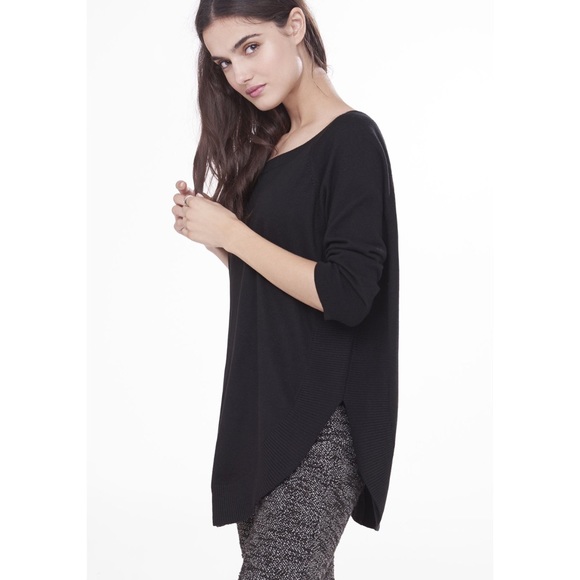 Express Pink Circle Hem Sweater - Picture 6 of 6